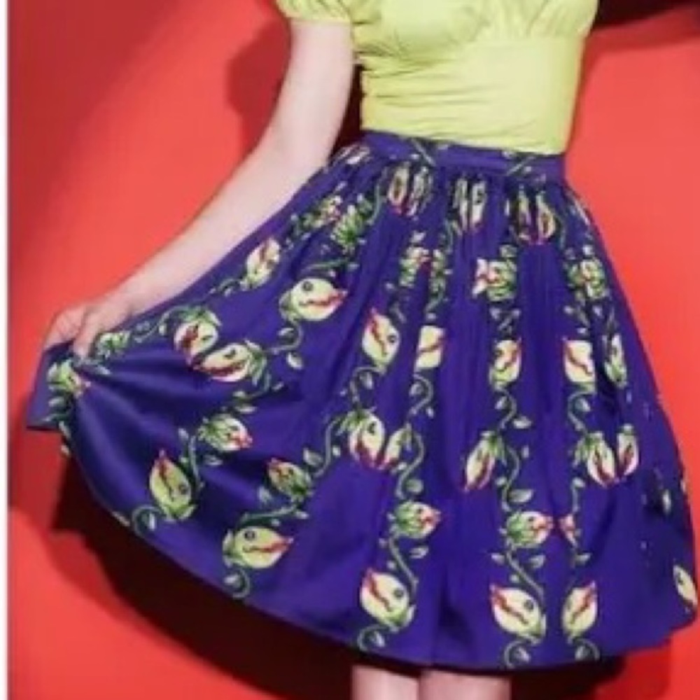 Deadly Dames by Micheline Pitt Venus Flytrap Skirt